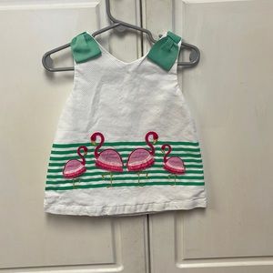 Crown and Ivy flamingoes Toddler Top